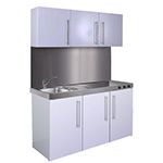 1500mm Bronze Eyeline Mini Kitchen with Wall Cupboards